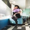 Jackie: Black Ballet Thigh Highs. Petite to Plus Size view 3