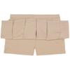 Nautica Girl's School Uniform Pleated Pull-on Scooter Skirt with Undershorts, Knit Waistband, Khaki, 2T view 2