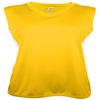 Epic Girl's Line Drive Sleeveless Softball Jersey for Yellow/White M view 3