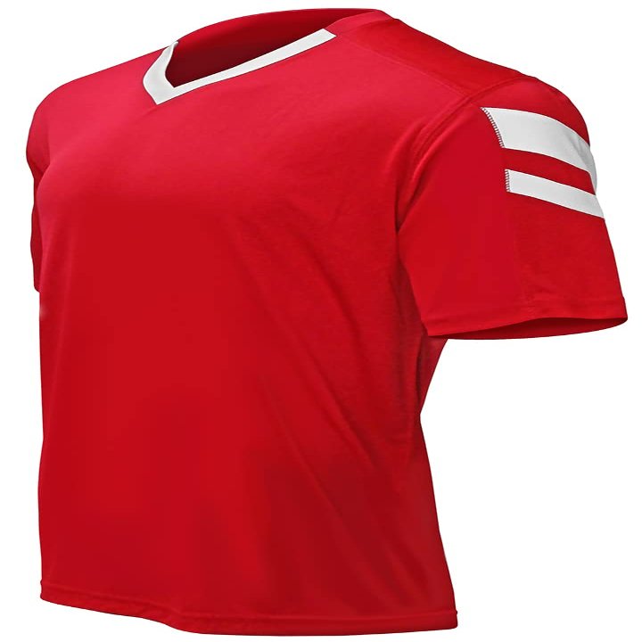 Epic Youth Munich V-Neck Red/White Soccer Jersey S