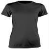 Epic Women's Cool Performance Dry-Fit Crew T-Shirts Black L view 2