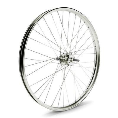 BBR Tuning Heavy Duty 12 Gauge 26Inch x 1.25 Inch Rear Bike Rim - Bicycle Wheel - Mountain Bicicleta - Disc Brake Ready - Silver
