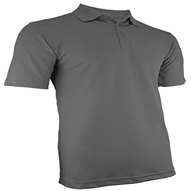 Epic Men's Short Sleeve Polo Shirts Grey 3XL