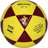 Mikasa FT5 Goal Master Soccer Ball Size 5 Official Footvolley Ball Red-Yellow view 2
