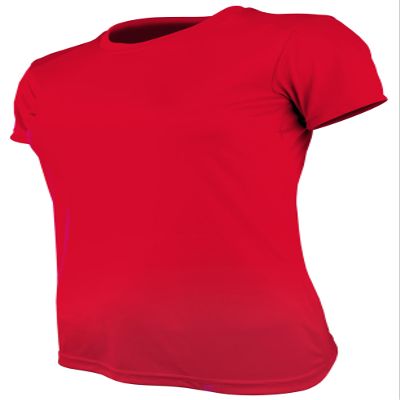 Epic Women's Cool Performance Dry-Fit Crew T-Shirts Red L