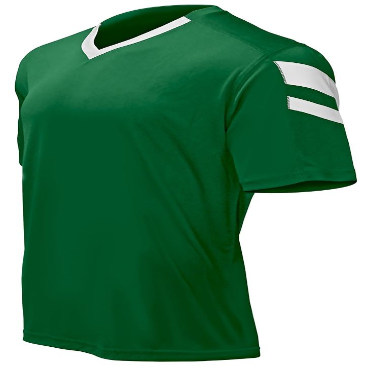 Epic Youth Munich V-Neck Green/White Soccer Jersey M