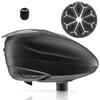 Maddog Dye LT-R Electronic Paintball Loader with HK Army Epic Speed Feed and HPA Paintball Tank Fill Nipple Protector Accessory Package - Black LT-R + Charcoal SF view 1