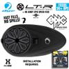 Maddog Dye LT-R Electronic Paintball Loader with HK Army Epic Speed Feed and HPA Paintball Tank Fill Nipple Protector Accessory Package - Black LT-R + Charcoal SF view 3