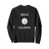 Analog Childhood Classic Classroom Clock Old Fashioned Sweatshirt view 1