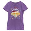 DC League of Super-Pets Girl's Krypto Badge T-Shirt, Pur Berry, X-Large view 1