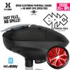 HK Army Speed Electronic Paintball Loader with Epic Speed Feed - Lava view 2