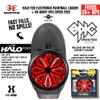 Maddog Empire Halo Too Automatic Electronic Paintball Loader with HK Army Epic Speed Feed and HPA Paintball Tank Fill Nipple Protector Accessory Package - Lava view 4