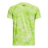 Under Armour Boys Tech Big Logo Printed Short-Sleeve T-Shirt, (370) Lime Surge / / White, X-Small view 2