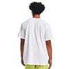 Under Armour Men's Heavyweight Short Sleeve T-Shirt, (100) White / / Black, Large view 2