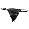 Victoria's Secret Very Sexy Rose and Bows V-String Panty Color Black New (X-Small) view 1