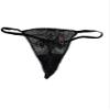 Victoria's Secret Very Sexy Rose and Bows V-String Panty Color Black New (X-Small) view 2