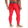 Under Armour Boys HeatGear Armour Leggings, (600) Red / / White, Large view 2