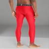 Under Armour Boys HeatGear Armour Leggings, (600) Red / / White, Large view 4