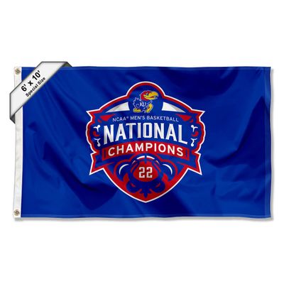 Kansas KU Jayhawks 6x10 Feet Basketball Final National Championship Large Flag