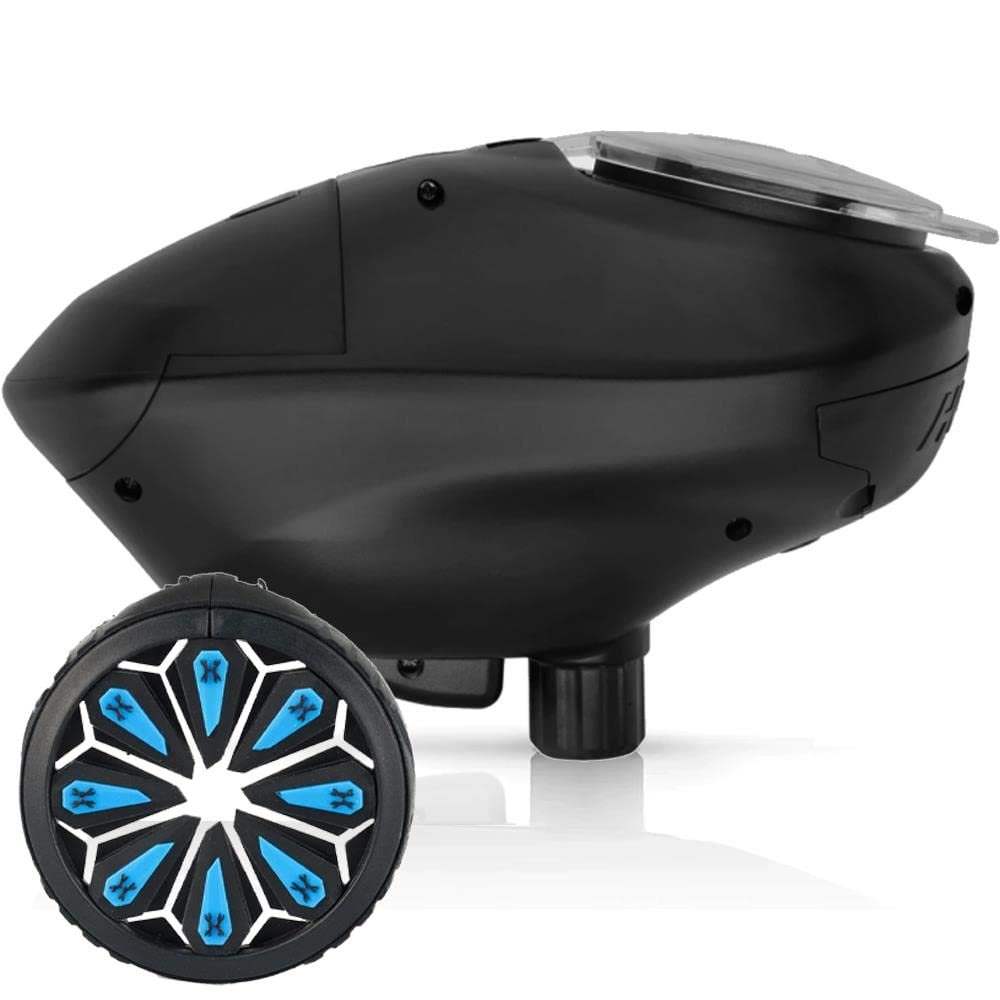 HK Army Speed Electronic Paintball Loader with Epic Speed Feed - Sapphire