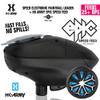 HK Army Speed Electronic Paintball Loader with Epic Speed Feed - Sapphire view 2