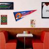 Kansas KU Jayhawks 6 Time National Basketball Champions Pennant Banner Flag view 3