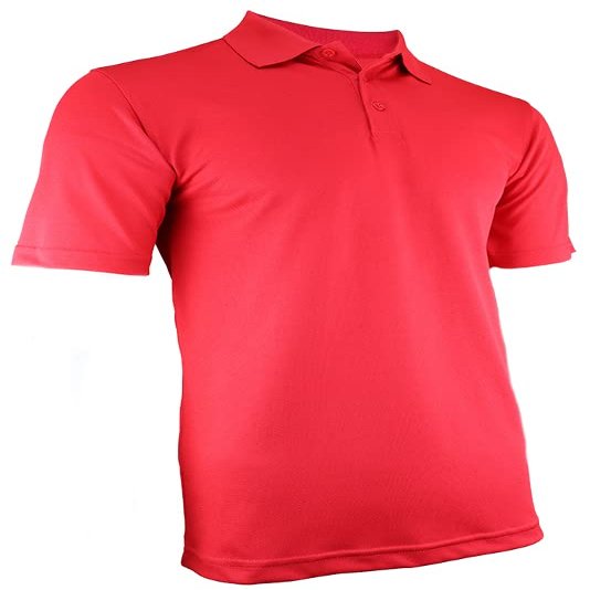 Epic Men's Short Sleeve Polo Shirts Red 2XL