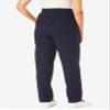 Woman Within Plus Size Seersucker Pull-On Elastic-Waist Pants - 44 W, Bright Cobalt view 2