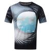 Men's T-Shirts Fashion Summer Short Sleeve Crewneck Tee Shirt Casual Slim Fit Hippie Funny Vintage Graphic Pattern Tees A-Gray view 3