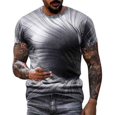 Men's T-Shirts Fashion Summer Short Sleeve Crewneck Tee Shirt Casual Slim Fit Hippie Funny Vintage Graphic Pattern Tees B-Gray