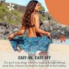 RipSkirt Hawaii Length 1 - Wrap Skirt for Women - Quick Dry Swim Cover-Up with Side Pocket - Lightweight for Beach and Travel and Casual Wear (Maui Moonlight, XS 0-2) view 3