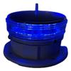 Solar Dock Warning Light 360 Degree - Super Bright Waterproof LED Light for Marine Applications - Constant On or Flashing (BLUE) view 1