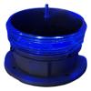 Solar Dock Warning Light 360 Degree - Super Bright Waterproof LED Light for Marine Applications - Constant On or Flashing (BLUE) view 2