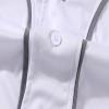 jeecoin Kids Baseball Jersey Button T Shirts Hip Hop Hipster Casual Sports Uniforms Short Sleeve Shirts for Boys Girls White view 4