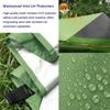 LSOAARRT 3X3 M 10X10 Ft Waterproof Tarp Camping Tarp UV Light Taper Tent Suntan UV Cut Camp Ultra Lightweight Tent Curtain Equipped with Outdoor Storage Case (Black) view 3