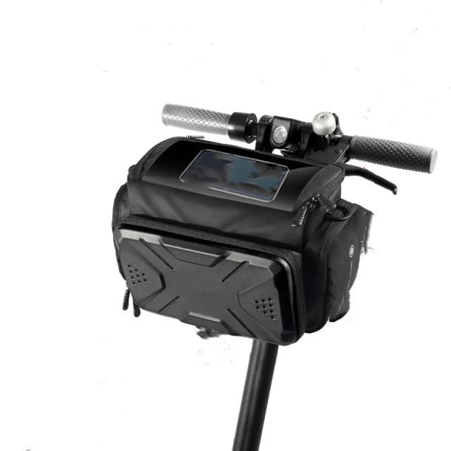 WILD MAN Electric Scooter Bag Hangs Carrying Phone holder Accessories Waterproof for Xiaomi Scooter Front Bicycle Bag 4L 5L 6L (A8-1)