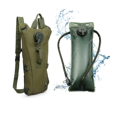Hydration Pack Backpack with 3L Bladder, JLAI Military Adjustable Tactical Water Bag for Hiking, Cycling, Running, Hunting and Climbing