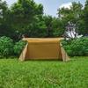 Vilemoon Lightweight Backpacking Tent 2-3 Person, 5LB Bushcraft Tent with Canopy, Waterproof Trekking Pole Tent, Camping Shelter, Hiking Tent with 4 Poles (Brown) view 4