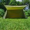 Vilemoon Lightweight Backpacking Tent 2-3 Person, 5LB Bushcraft Tent with Canopy, Waterproof Trekking Pole Tent, Camping Shelter, Hiking Tent with 4 Poles (Green) view 1