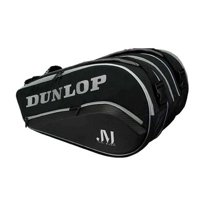 Dunlop Sports Paletero Elite Padel Bag, Black/Silver V22