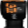 Dunlop Rocket Ultra Padel Racket, Black/Orange view 3