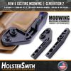 [2 Pack] HolsterSmith ModWing Holster Belt Attachment - Standard - Generation 2 - Ambidextrous - Tactical Black - (w/Mounting Hardware) view 3