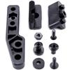 [1 Pack] HolsterSmith ModWing Holster Belt Attachment - Light Bearing - Generation 2 - Ambidextrous - Tactical Black - (w/Mounting Hardware) view 2