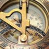 Antique Brass Sundial Compass Push Button Compass Handmade Marine Pocket Compass Nautical Brass Sundial Antique Compass Handmade Marine Pocket Compass Decor by ALLORY TECH view 3