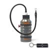 FLUIDLOGIC Wave Stainless Steel Hydration Bottle w/Quick Release Universal Rollbar Mount & Hardware For UTV, SxS and Other Offroad Vehicles (64oz) with Keychain view 1