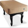 BEARCOVER Heavy Duty Leatherette Billiard Pool Table Cover, Waterproof & Tearproof Cover for Pool Table 7/8/9FT (10 Colors Available) (7 Feet/Wheat Brown) view 1