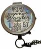 Antique Brass Compass with Chain Push Button Compass Handmade Marine Pocket Compass Nautical Brass Antique Compass Handmade Marine Pocket Compass Decor by ALLORY TECH