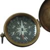 Antique Brass Compass with Lid Push Button Compass Handmade Marine Pocket Compass Nautical Brass Antique Compass Handmade Marine Pocket Compass Decor by Allorytech view 2