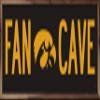 Kendrick Home + Stadium Collegiate Fan Cave Sign Unique American Made Hardwood Natural Walnut Framed Decor Sign (Iowa Hawkeyes, 48x16) view 1