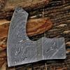 Hand Forged Damascus Steel Viking Bearded Hawk Tomahawk Axe Head Camping and Hiking Hatchet Axe Head view 3